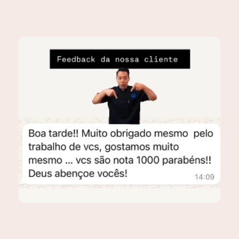 Print de depoimento real de cliente do Clube do Bartender